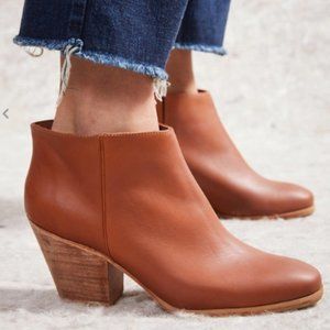 NEW -RACHEL COMEY Whiskey Brown Leather Mars Ankle Boots Shoes US 8